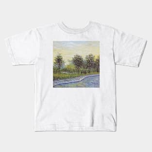 Vincent Van Gogh- Lane in Voyer d'Argenson Park at Asnieres Kids T-Shirt